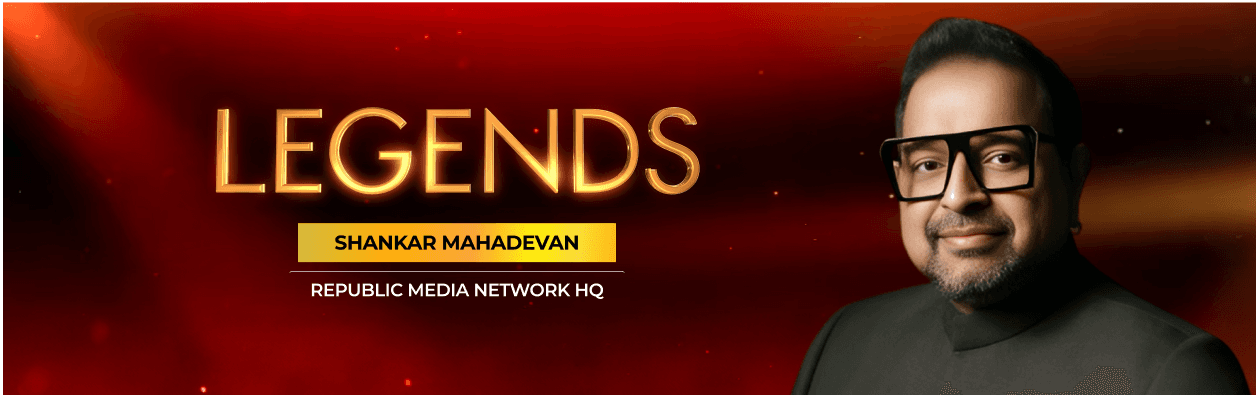 Legends Shankar Mahadevan at Republic Media Network HQ
